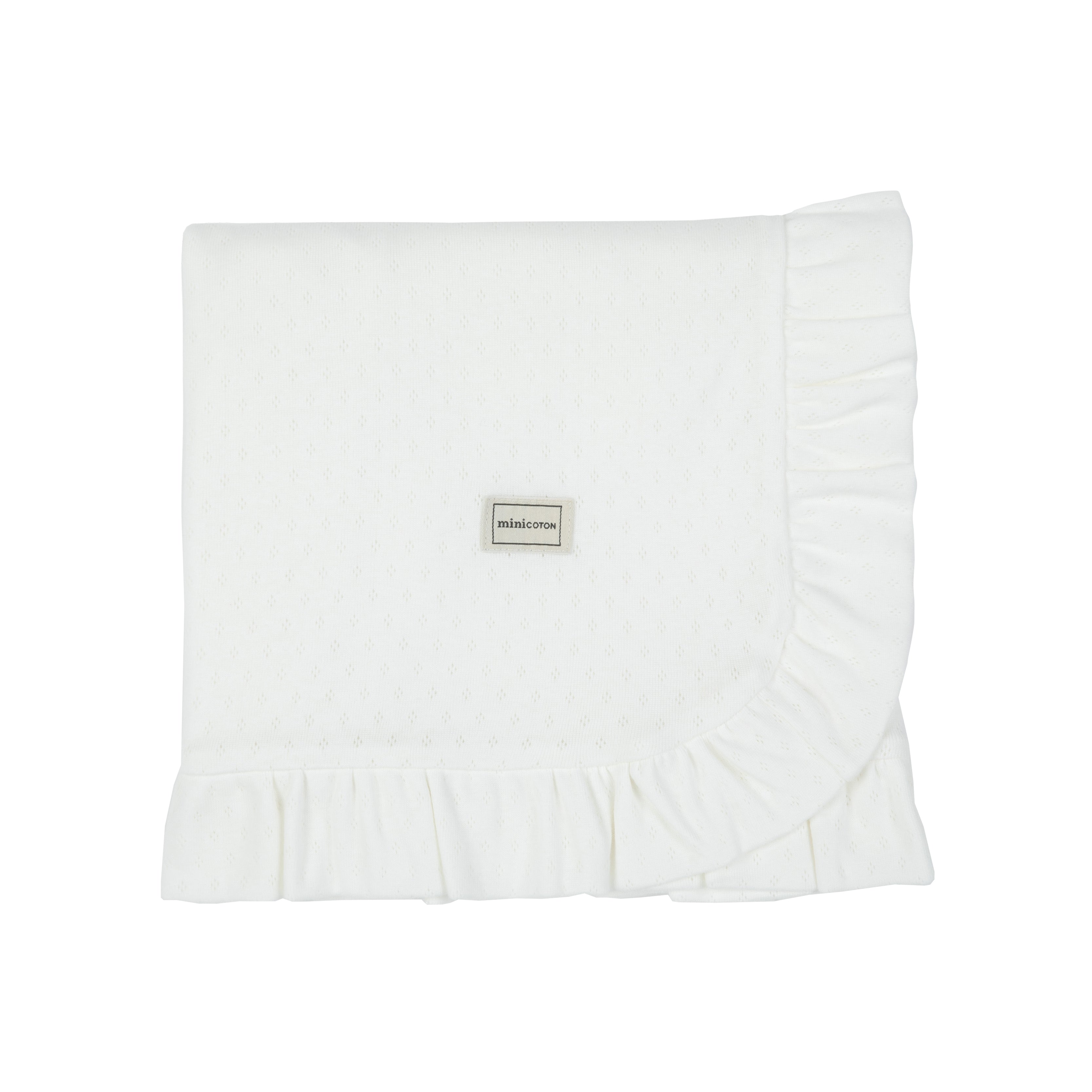 Mantita Volante Holey Blanco - Minicoton