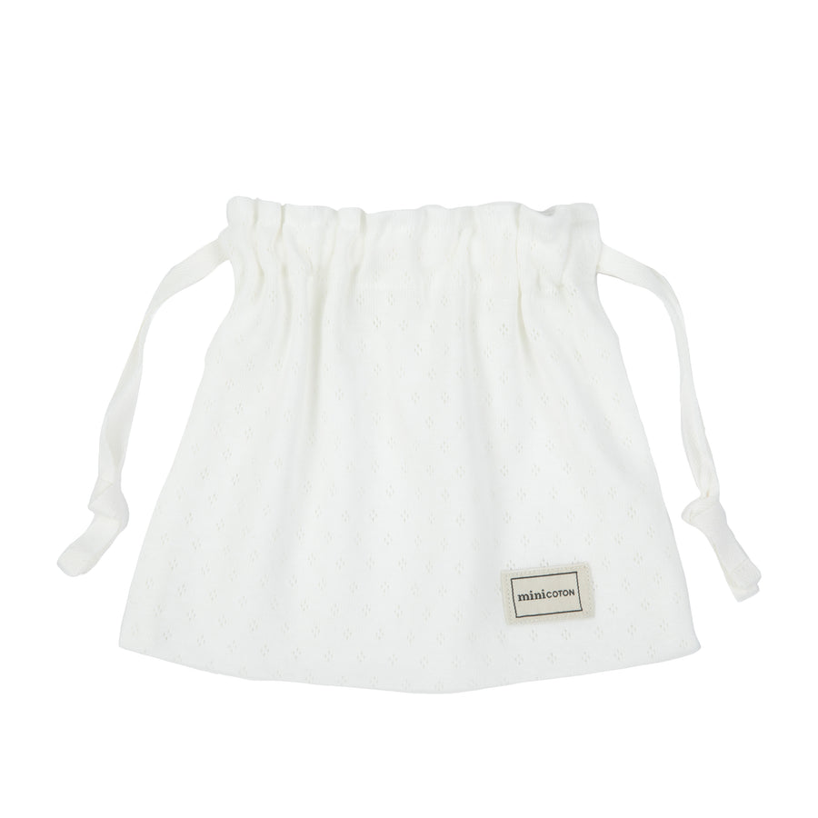Bolsa Muda Holey Blanco - Minicoton