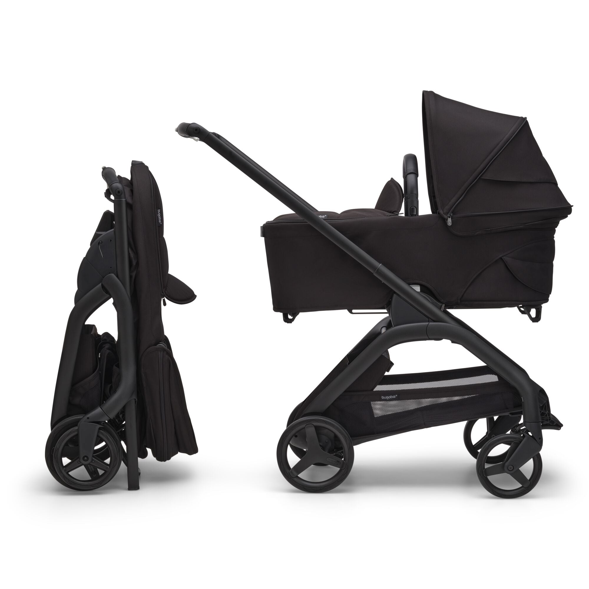 Bugaboo Dragonfly completo Negro/Negro/Negro Medianoche - Minicoton