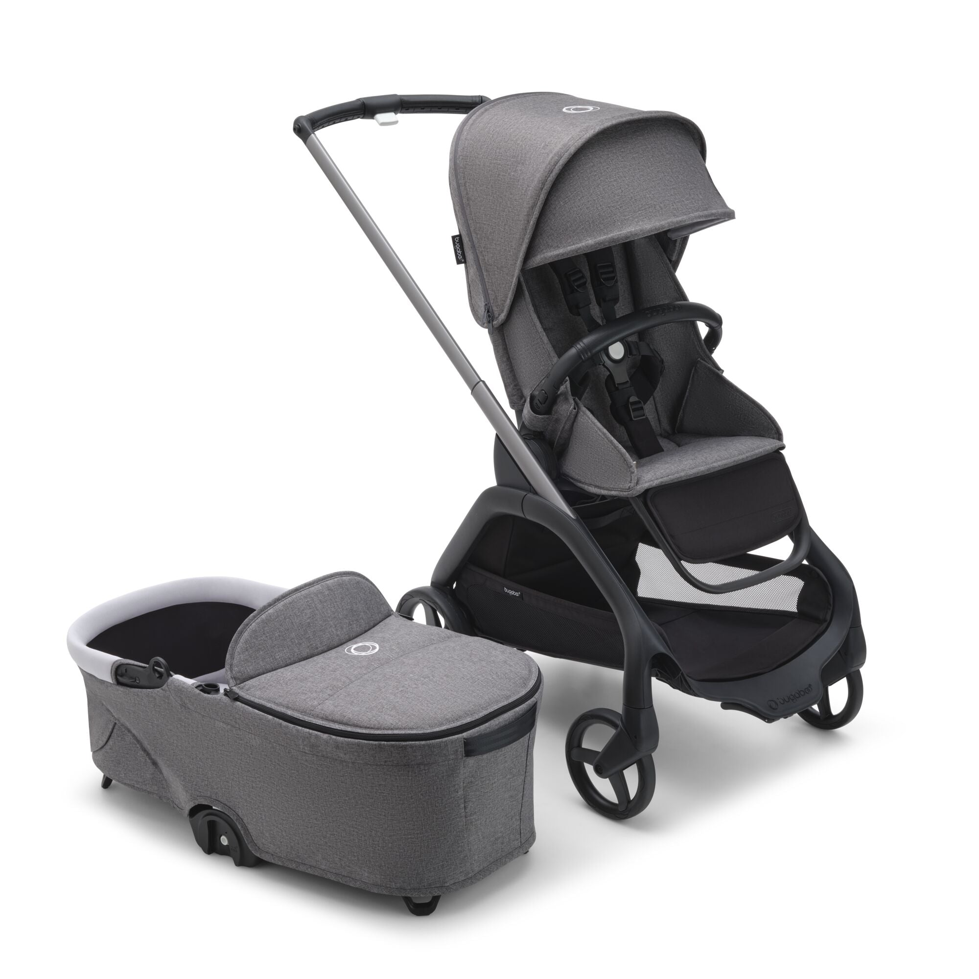 Bugaboo Dragonfly completo Grafito/Gris Melange/Gris Melange - Minicoton
