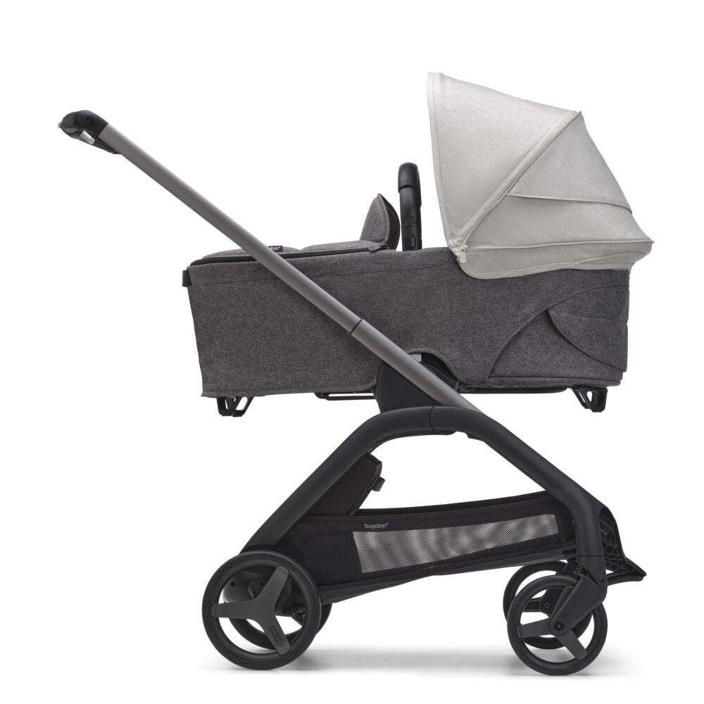 Bugaboo Dragonfly completo Grafito/Gris Melange/Blanco Niebla - Minicoton