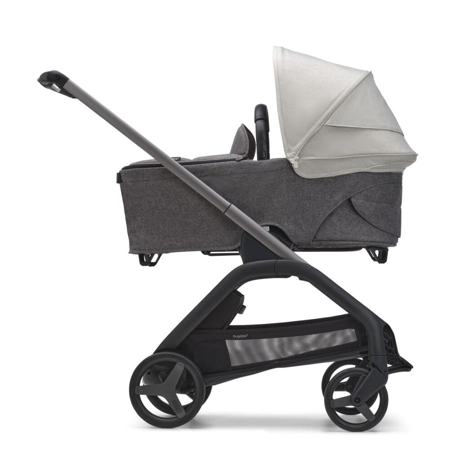Bugaboo Dragonfly completo Grafito/Gris Melange/Blanco Niebla - Minicoton