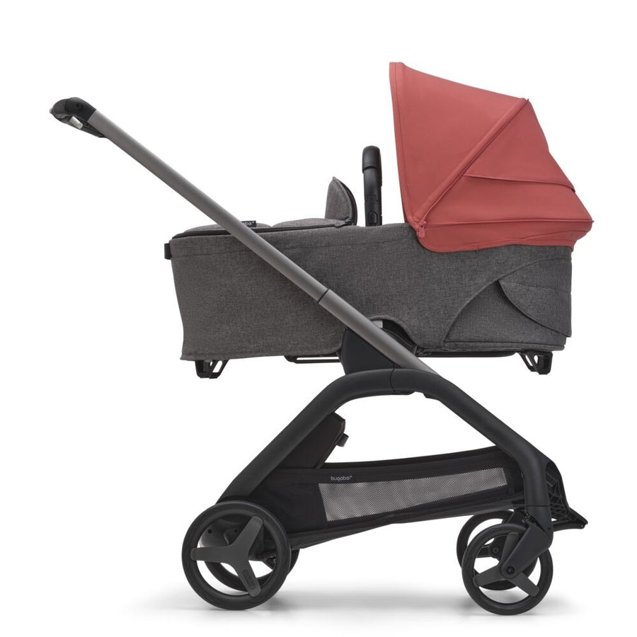 Bugaboo Dragonfly completo Grafito/Gris Melange/Rojo Amanecer - Minicoton