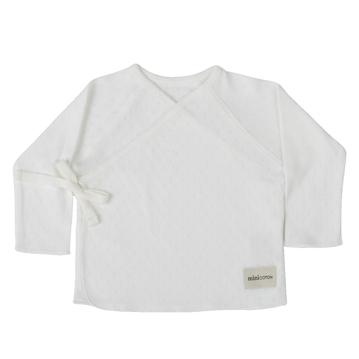 Top Cruzado Holey Blanco - Minicoton