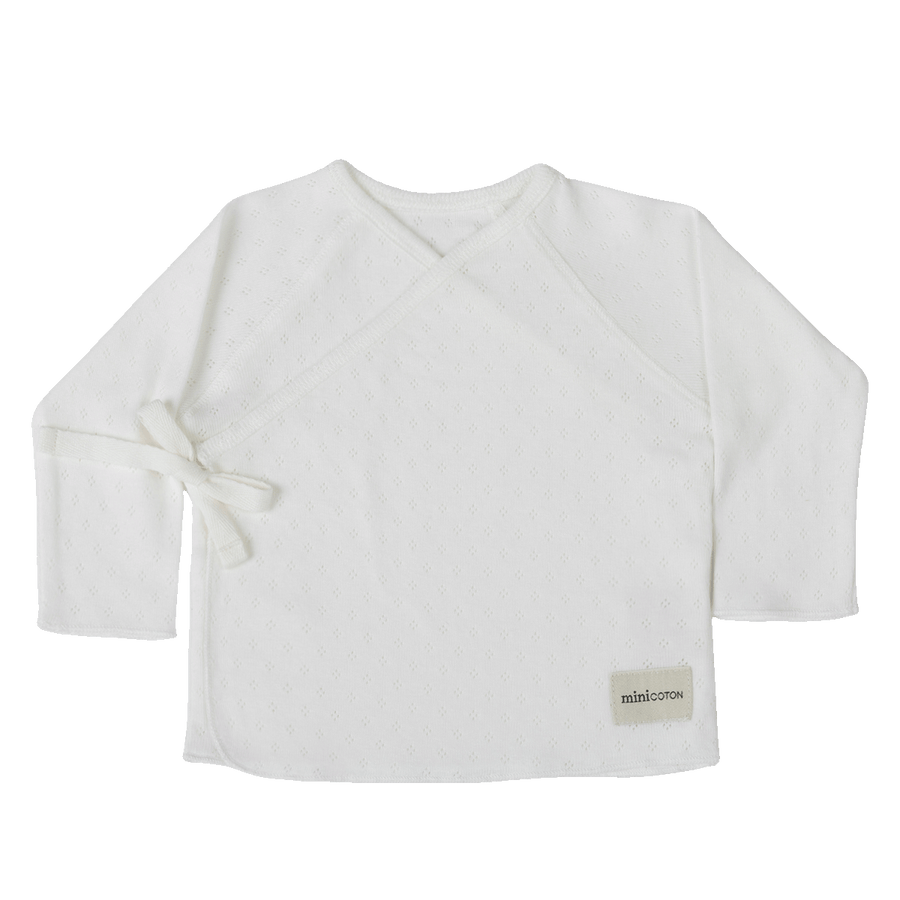 Top Cruzado Holey Blanco - Minicoton