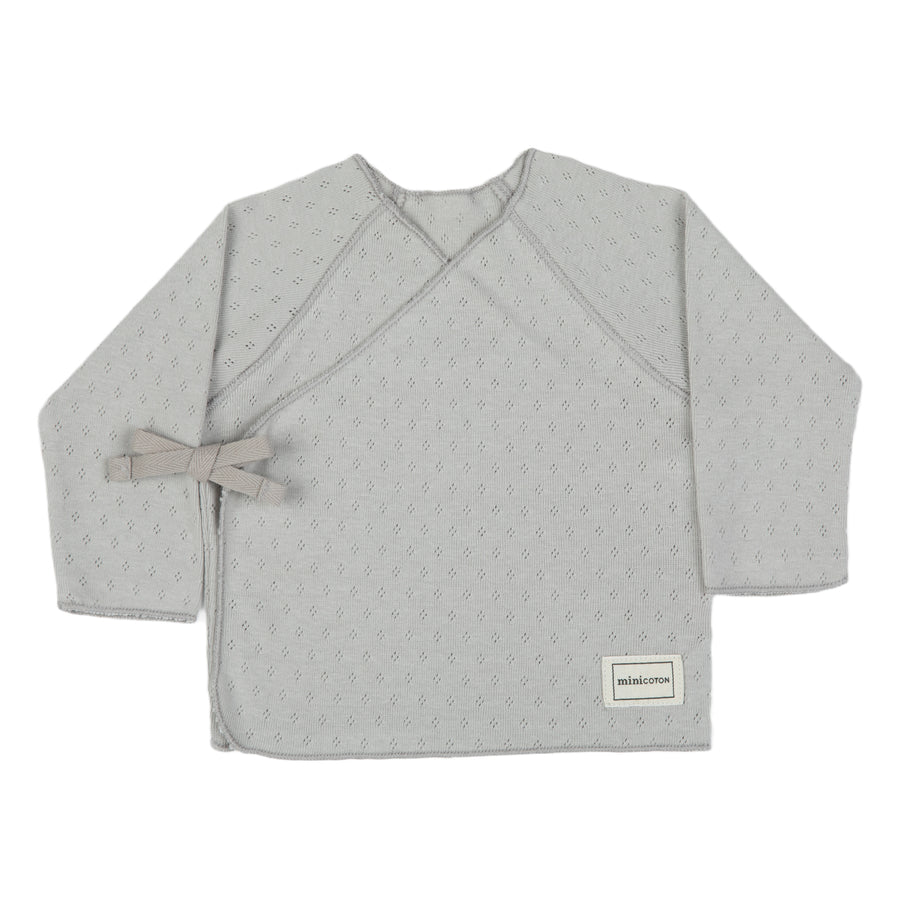 Top Cruzado Holey Nube - Minicoton