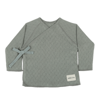 Top Cruzado Holey Musgo - Minicoton