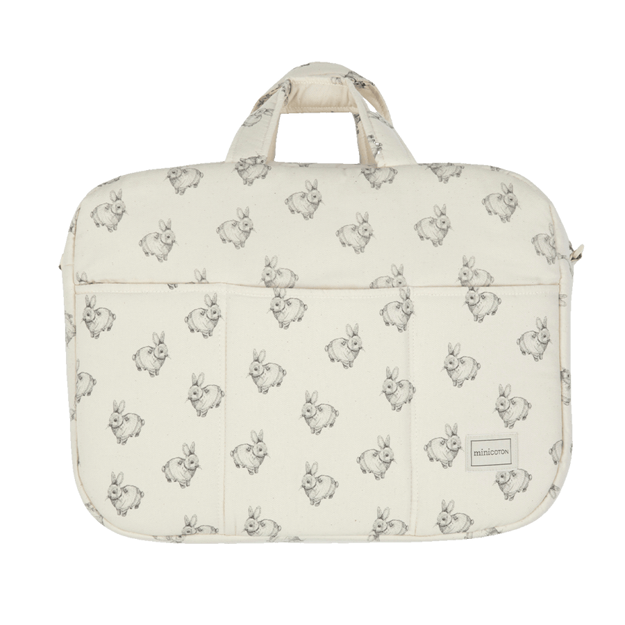 Bolsa Maternidad Rabbit Ecru - Minicoton