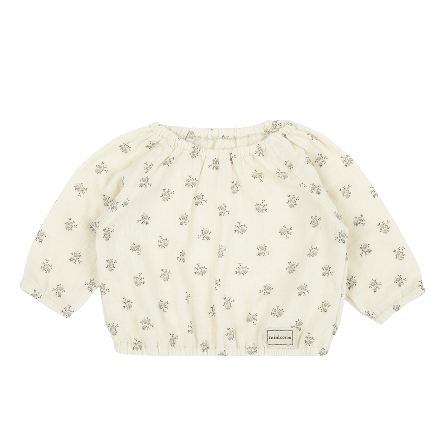 Blusa Blossom Blue - Minicoton