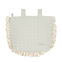 Bolsa Ruffle Vichy Blue / Blossom Blue - Minicoton