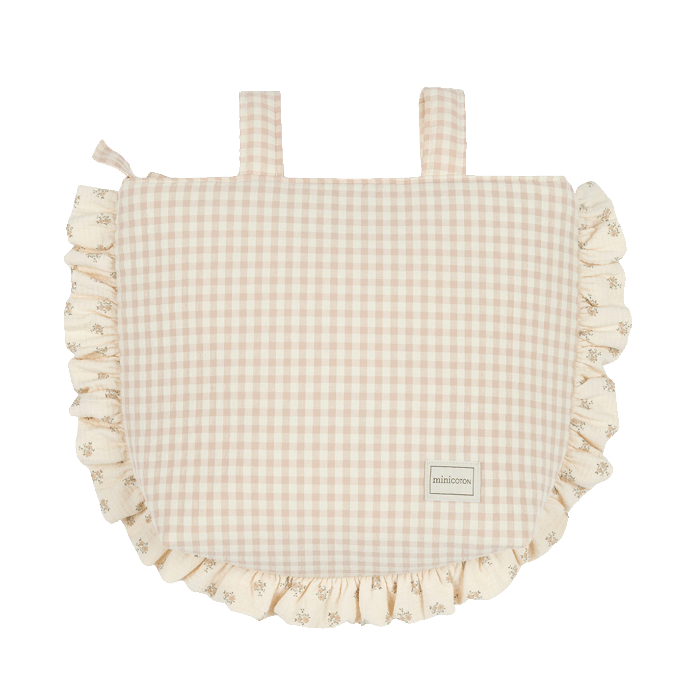 Bolsa Ruffle Vichy Rose / Blossom Rose - Minicoton