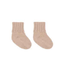 Socks Knit Blush - Minicoton
