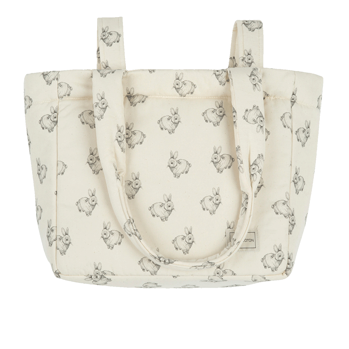 Bolsa Handle Rabbit Ecru - Minicoton