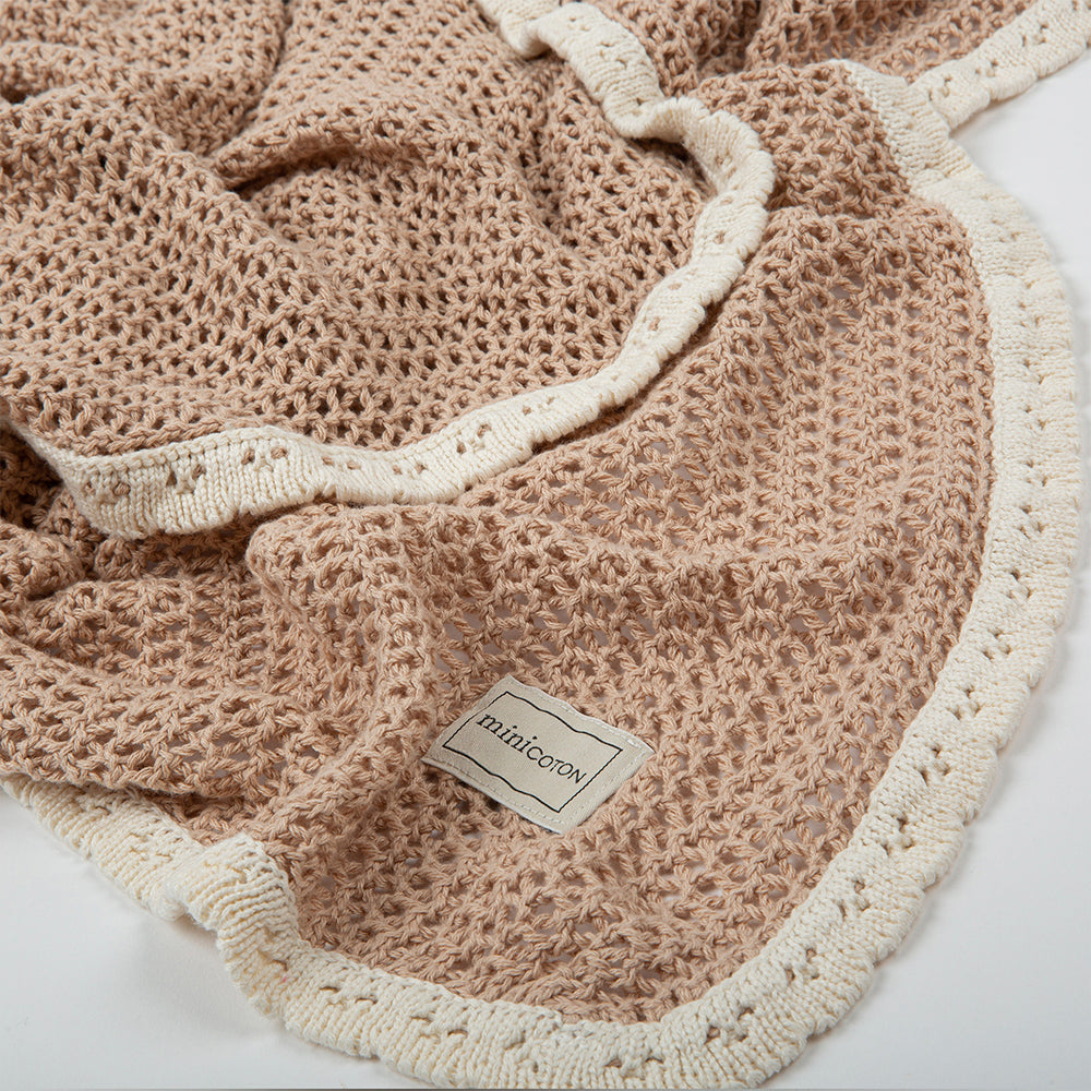 Manta Mesh Blush - Minicoton
