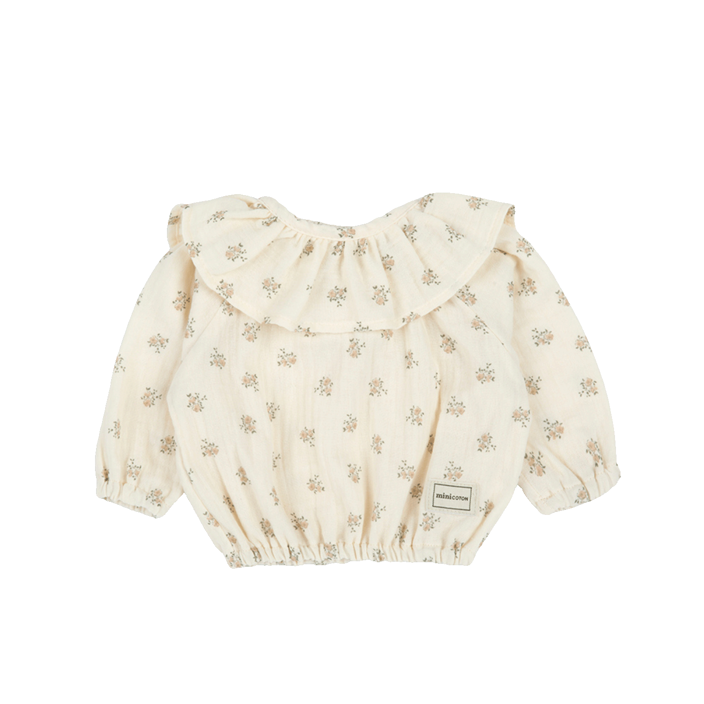 Blusa + Cuello Blossom Rose - Minicoton