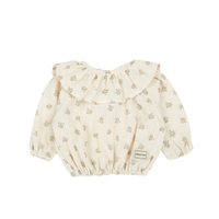 Blusa + Cuello Blossom Rose - Minicoton