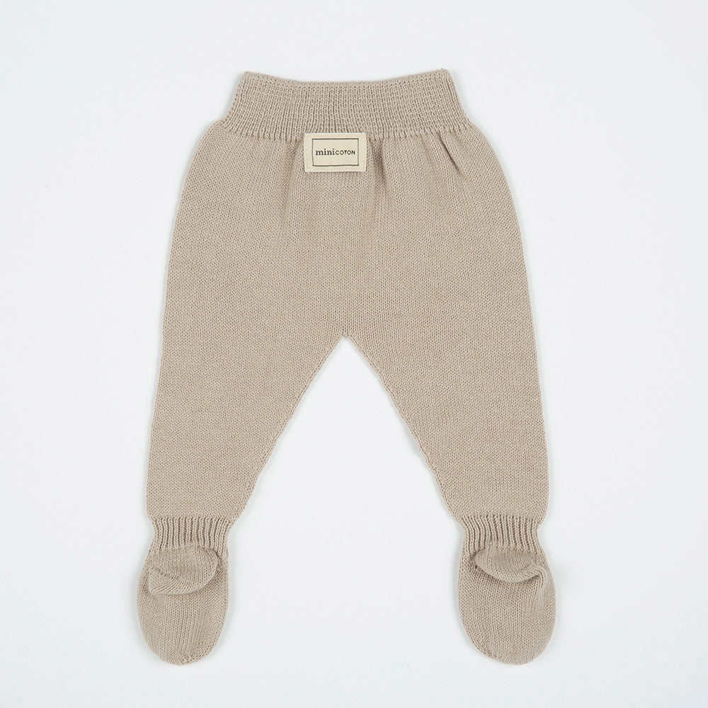 Polaina Knit Beige - Minicoton