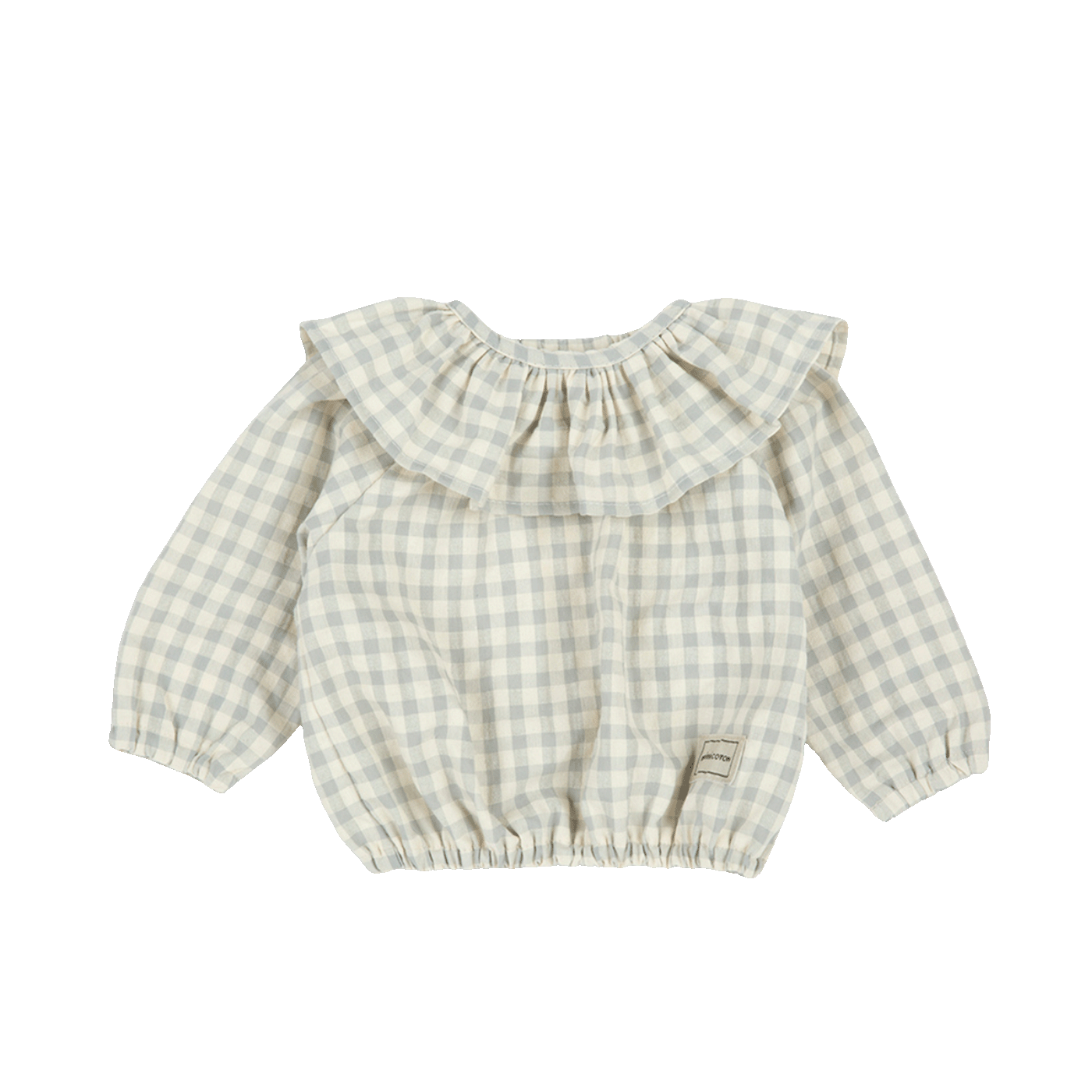 Blusa + Cuello Vichy Blue - Minicoton