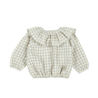 Blusa + Cuello Vichy Blue - Minicoton