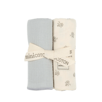 Pack Muselinas Blossom Blue + Nube - Minicoton