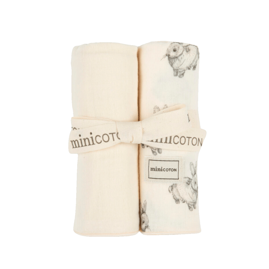 Pack Muselinas Rabbit Ecru - Minicoton
