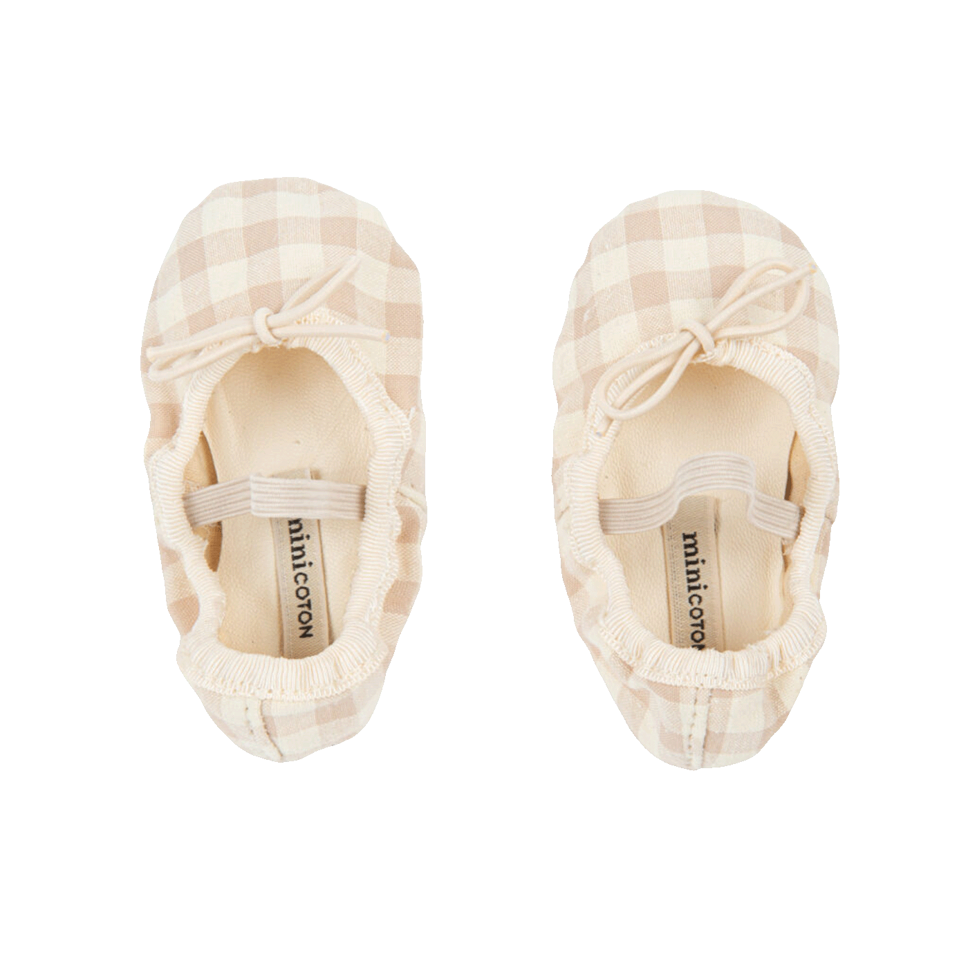 Ballerinas Vichy Rose - Minicoton