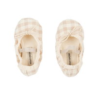 Ballerinas Vichy Rose - Minicoton
