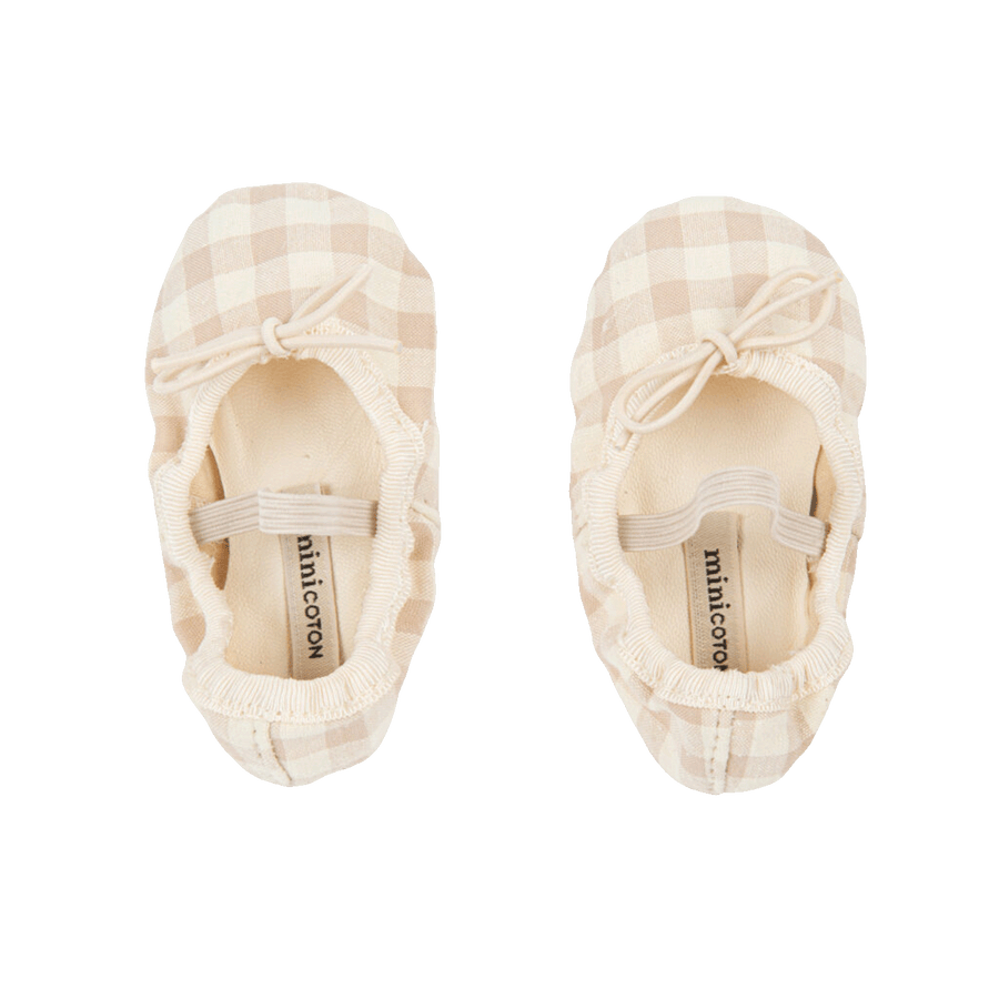 Ballerinas Vichy Rose - Minicoton