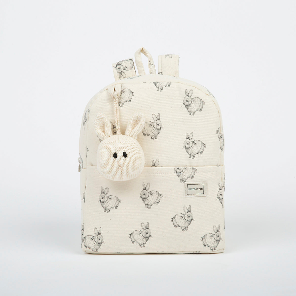 Mochila Rabbit Ecru - Minicoton