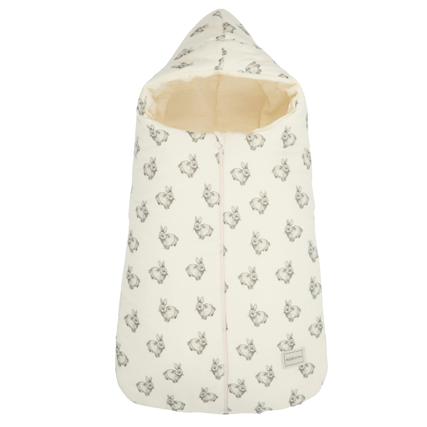 Saco Oval Rabbit Ecru - invierno - Minicoton