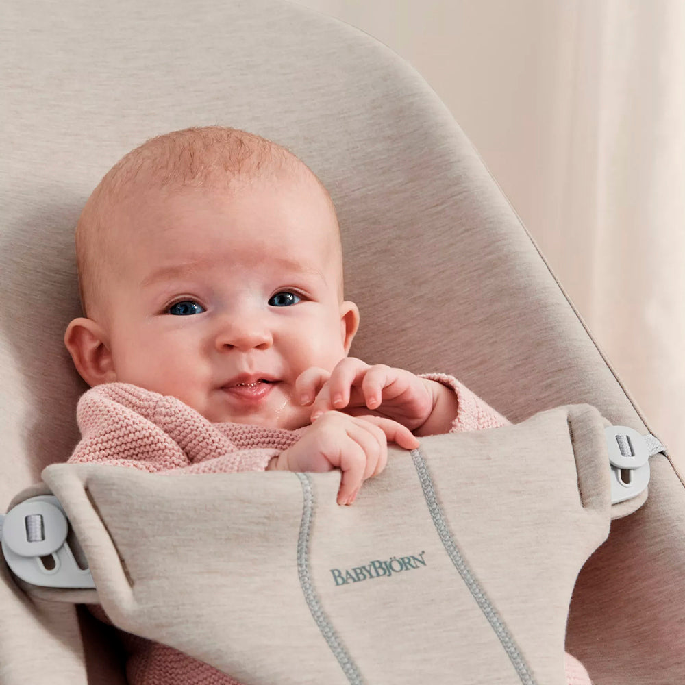 Hamaca Babybjorn® Bliss Jersey 3D - Beige Claro - Minicoton
