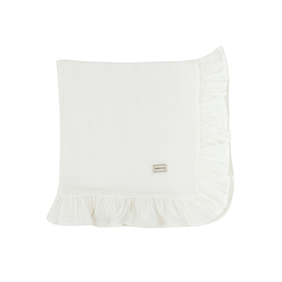 Muselina Volante Blanco - PRE ORDER - Minicoton