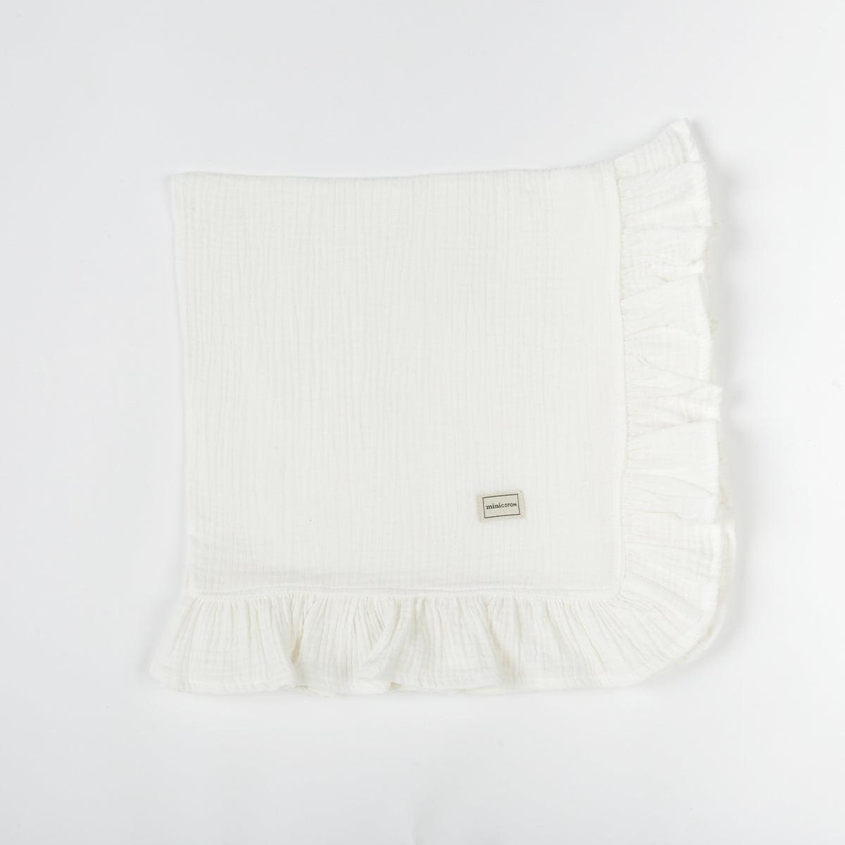 Muselina Volante Blanco - PRE ORDER - Minicoton