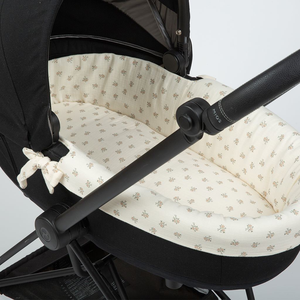 Cybex Mios Carrycot Cover Blossom Rose · Minicoton