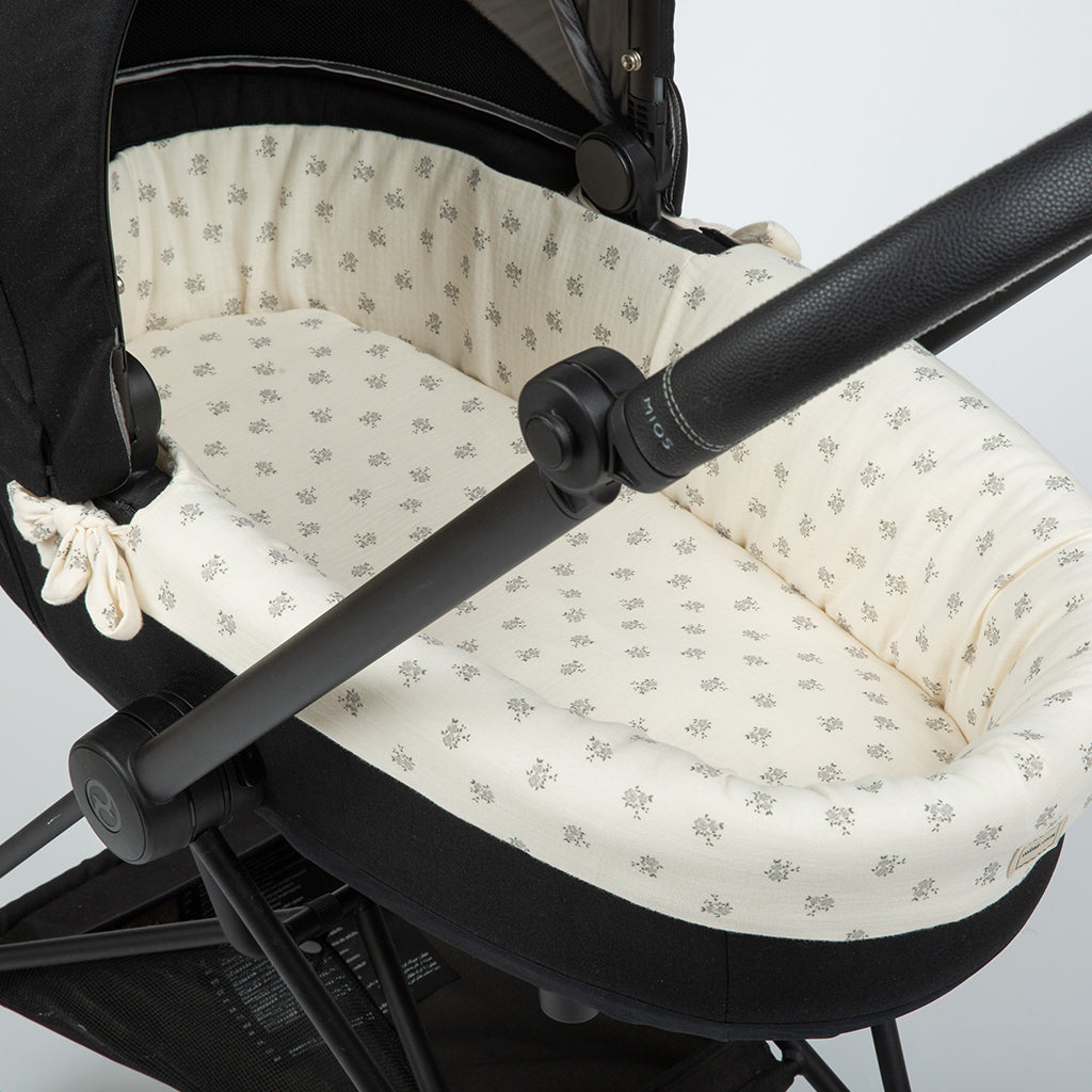 Funda Capazo Cybex Mios Blossom Blue · Minicoton