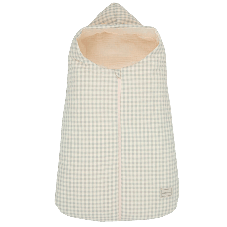 Saco Oval Vichy Blue - invierno - Minicoton