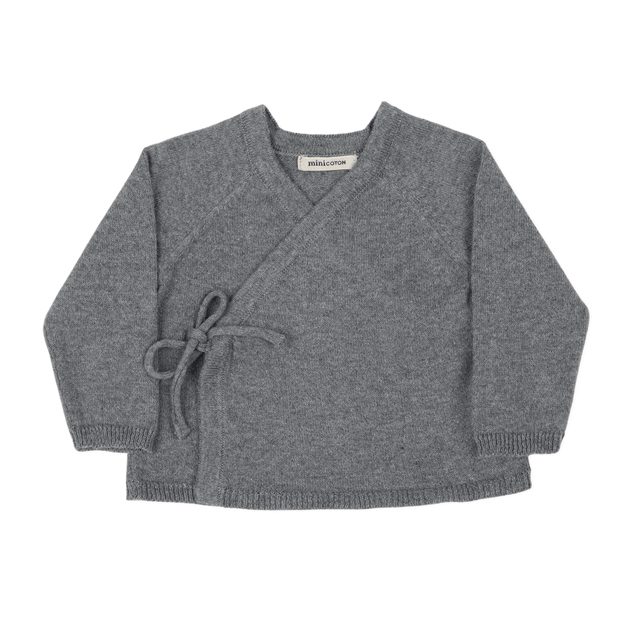 Top Cruzado Knit Melange - Minicoton