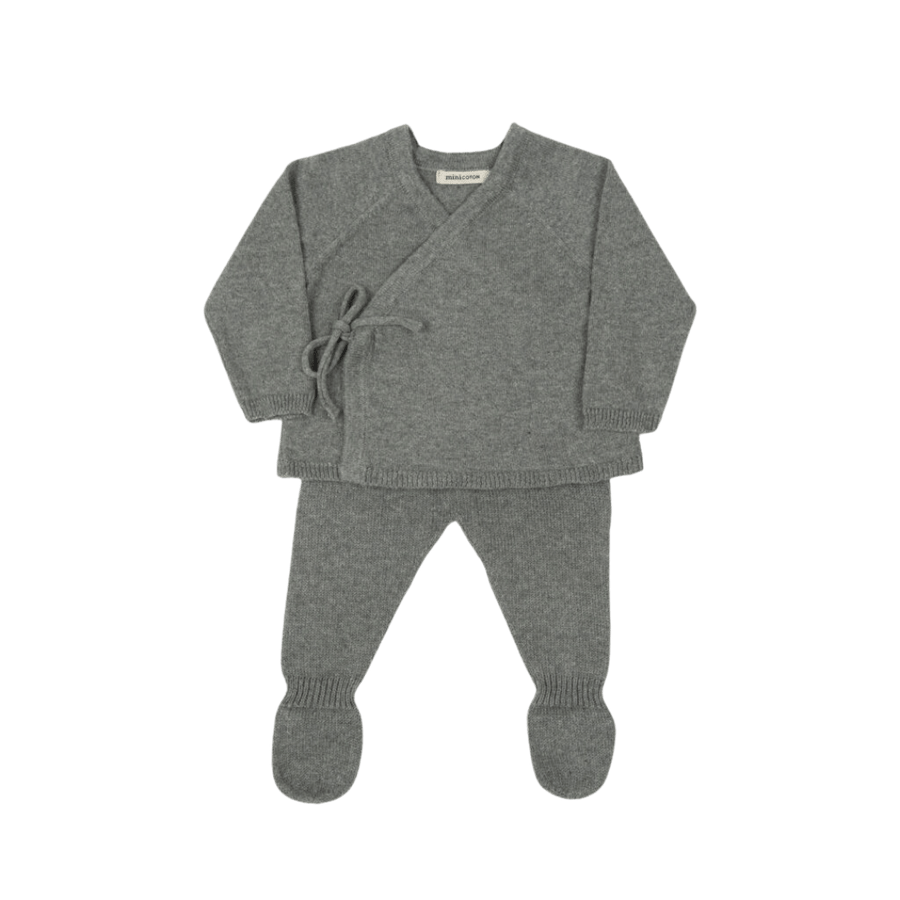 Set Welcome Knit Cruzado Melange - Minicoton