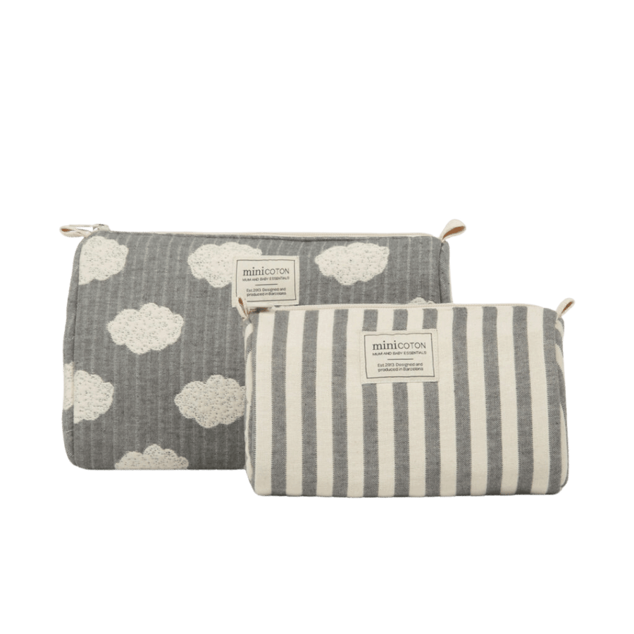 Set Neceser Nubes + Rayas - Minicoton