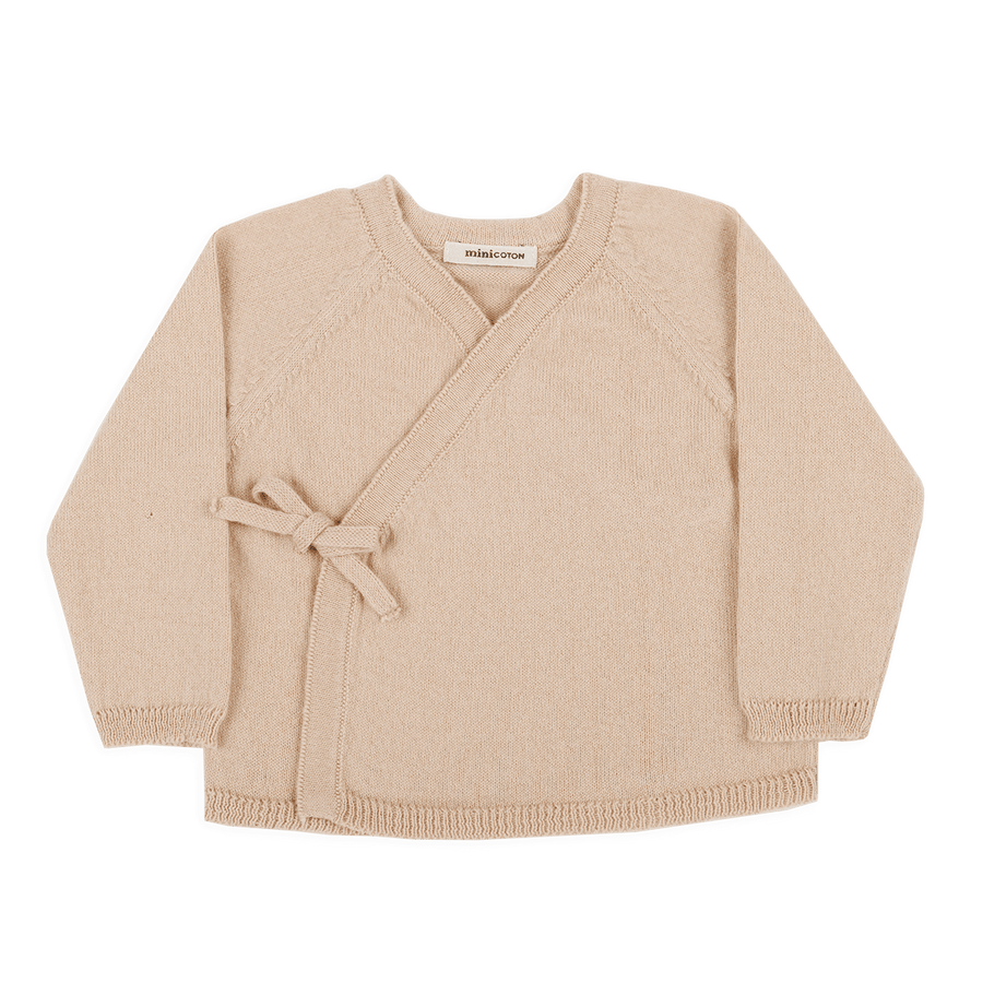 Top Cruzado Knit Blush - Minicoton