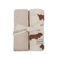 Pack Muselinas Bestie + Petal - Minicoton