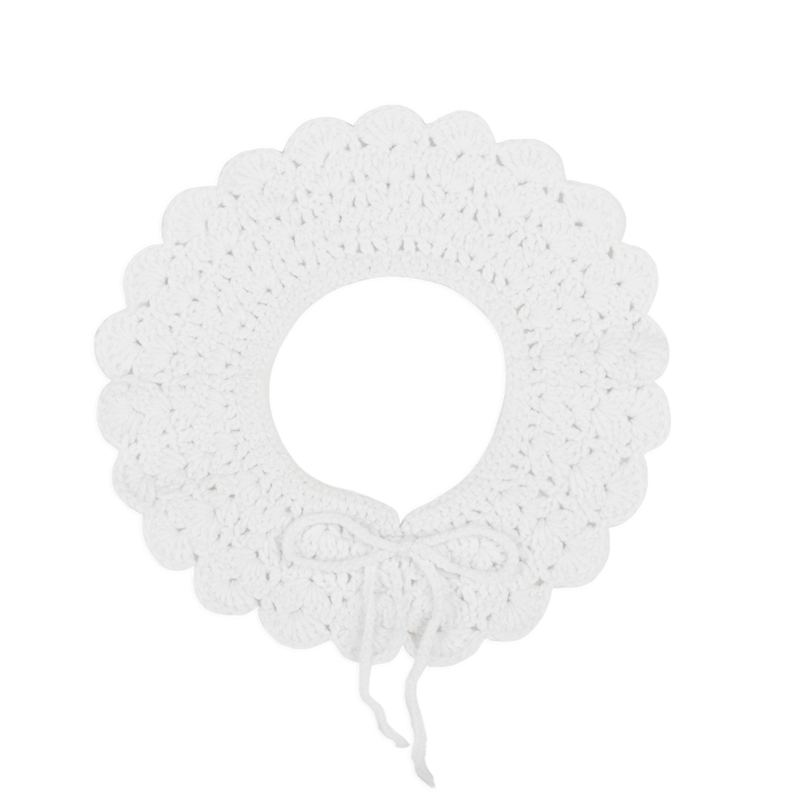 Cuello Crochet Blanco - Minicoton