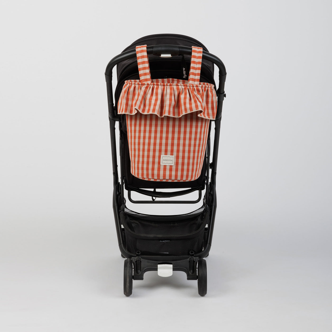 Basket Vichy - Rose + Red - Minicoton