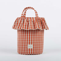 Basket Vichy - Rose + Red - Minicoton