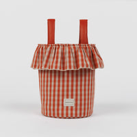 Basket Vichy - Rose + Red - Minicoton