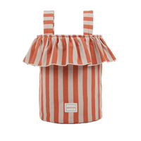Basket Rayas - Rose + Red - Minicoton