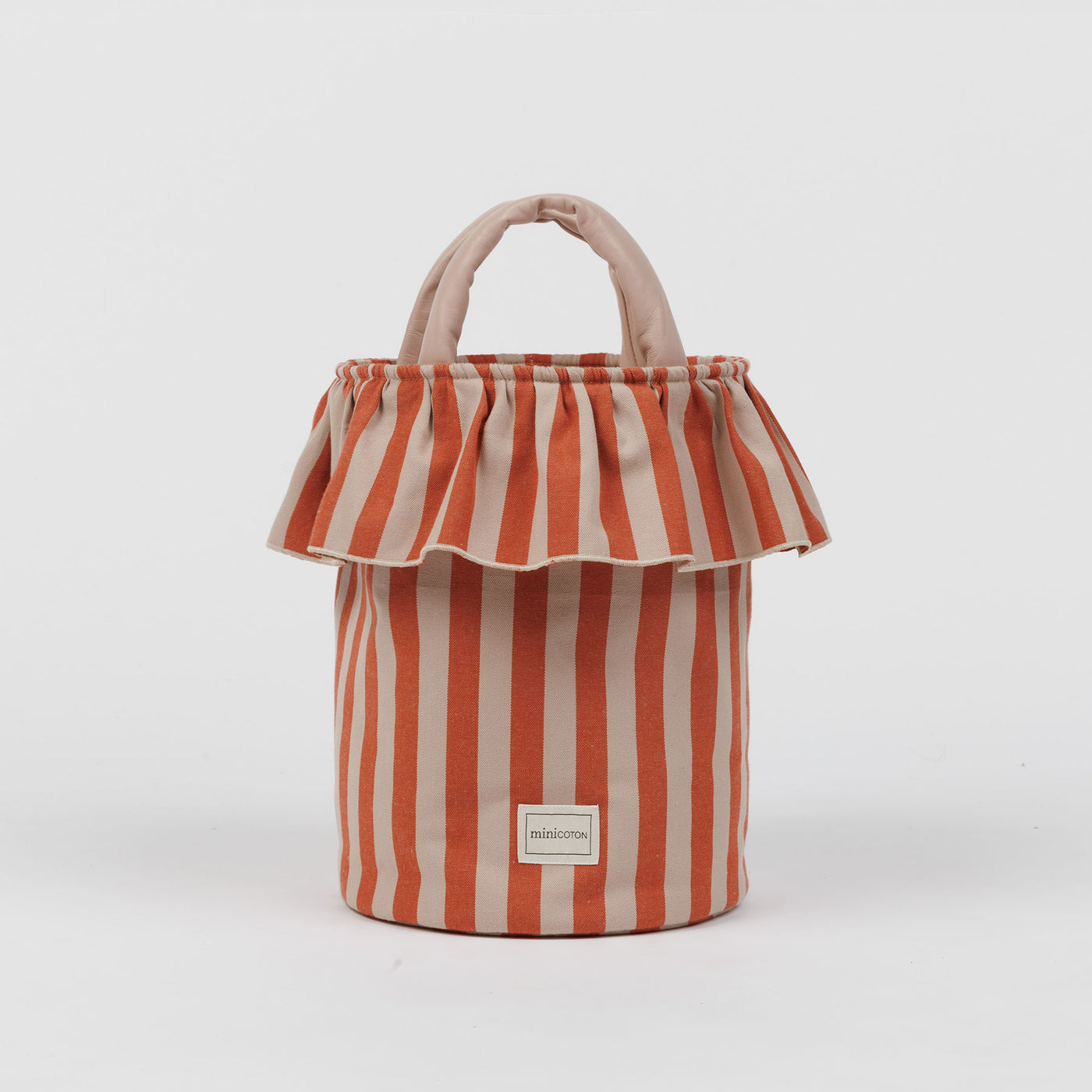 Basket Rayas - Rose + Red - Minicoton