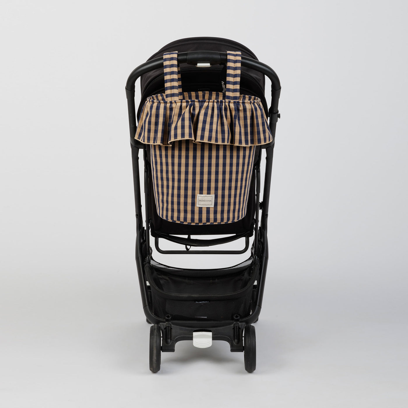 Basket Vichy - Navy + Caramel - PRE ORDER - Minicoton