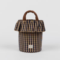 Basket Vichy - Navy + Caramel - PRE ORDER - Minicoton