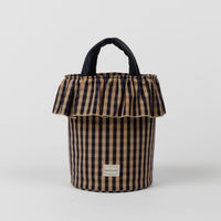 Basket Vichy - Navy + Caramel - PRE ORDER - Minicoton